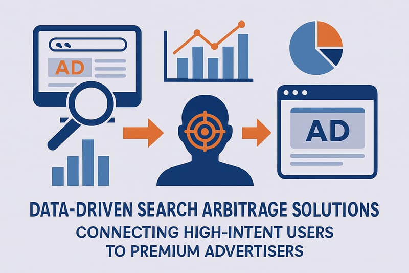 Data-driven search arbitrage solutions connecting high-intent users to premium advertisers